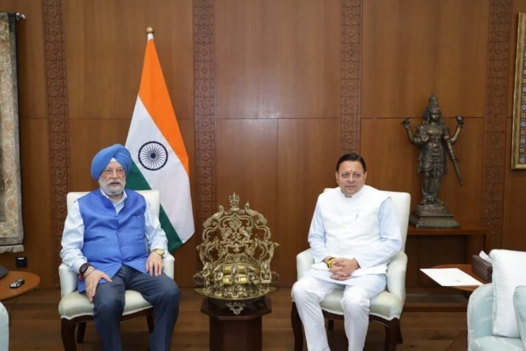 “चारधाम यात्रा की रफ्तार न थमे! पुष्कर सिंह धामी ने हरदीप सिंह पुरी से की बड़ी मांग — 100% LPG सप्लाई के साथ अतिरिक्त कोटा भी जरूरी”