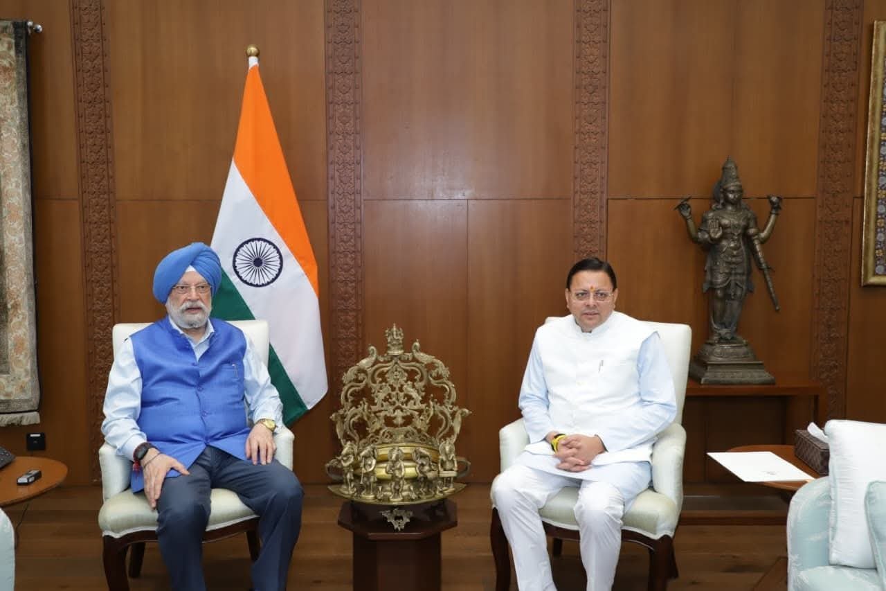 “चारधाम यात्रा की रफ्तार न थमे! पुष्कर सिंह धामी ने हरदीप सिंह पुरी से की बड़ी मांग — 100% LPG सप्लाई के साथ अतिरिक्त कोटा भी जरूरी”