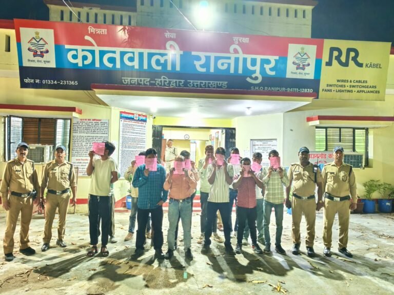 “ऑपरेशन प्रहार का कड़ा प्रहार: रानीपुर में सार्वजनिक स्थानों पर जाम छलकाने वालों पर पुलिस का शिकंजा, ढाबों और चौराहों पर छापेमारी कर 17 लोगों के काटे चालान, वसूले ₹4250—भविष्य के लिए दी सख्त चेतावनी”