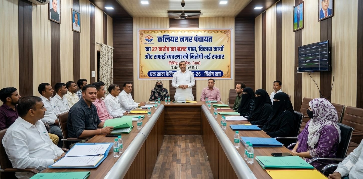 “27 करोड़ का बजट पास होते ही बदलेगा कलियर का नक्शा! साबरी मेन बाजार से लेकर वीआईपी रोड तक विकास की बरसात, बोर्ड बैठक में कई बड़े फैसले”