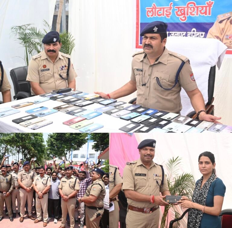 “सिडकुल पुलिस का बड़ा धमाका: ‘ऑपरेशन रिकवरी’ में 152 खोए मोबाइल ढूंढ निकाले, 36 लाख से ज्यादा के फोन लौटे—मालिकों के चेहरों पर लौटी मुस्कान, पुलिस को जमकर मिला धन्यवाद!”
