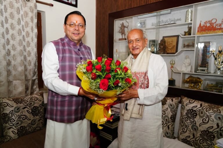 “उत्तराखंड का गौरव बढ़ाने वाले भगत दा को मिला पद्म भूषण, मुख्यमंत्री धामी ने दी बधाई; बोले– राष्ट्रसेवा और जनकल्याण के समर्पण का मिला सम्मान”