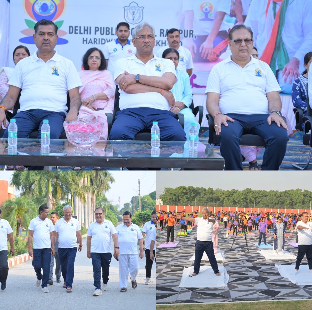 “डीपीएस रानीपुर में योग का महाकुंभ: सांसद त्रिवेंद्र रावत और विधायक आदेश चौहान ने हजारों विद्यार्थियों संग किया योग, गूंजा स्वस्थ भारत का संकल्प”