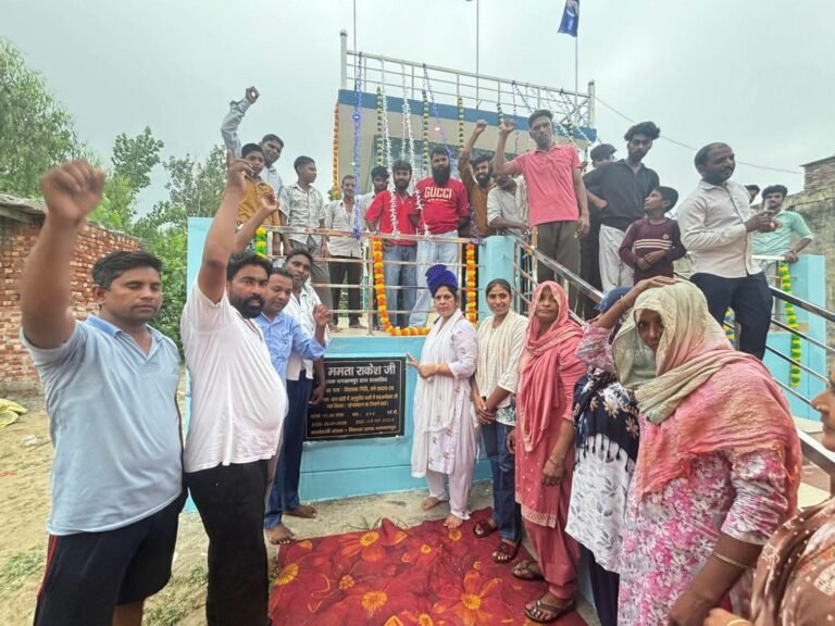 “बढ़ेड़ी बुजुर्ग में बाबा साहब को मिला नया सम्मान, विधायक ममता राकेश ने किया प्रतिमा सौंदर्यीकरण कार्य का शुभारंभ”