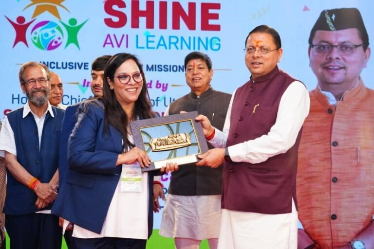 “समावेशी शिक्षा की नई उड़ान! धामी ने लॉन्च किया ‘शाइन अवी लर्निंग मिशन-2030’, बोले—हर बच्चे तक पहुंचेगी गुणवत्तापूर्ण शिक्षा”