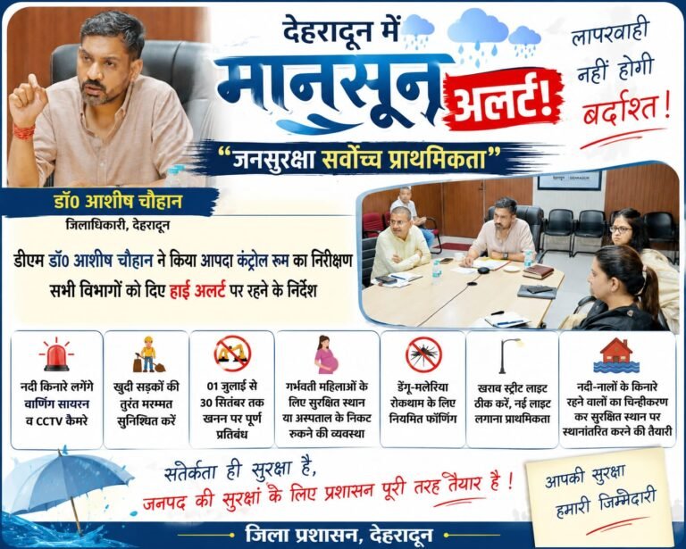 “बारिश बनी चुनौती, डीएम का बड़ा वार! नदी किनारों पर सायरन-सीसीटीवी, खनन पर पूर्ण प्रतिबंध और अधिकारियों को सख्त चेतावनी”