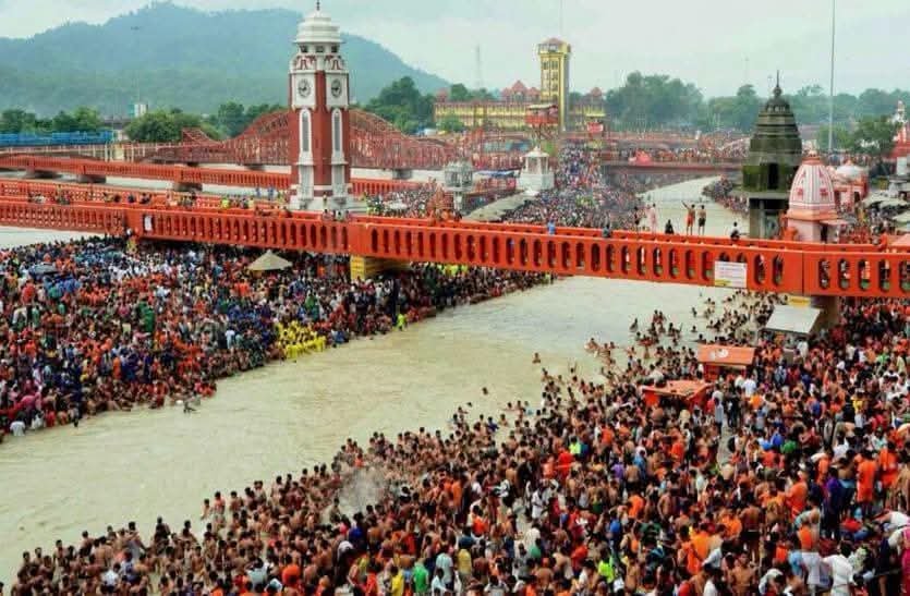 “हरिद्वार में आस्था का महाकुंभ! 55.40 लाख शिवभक्त गंगाजल लेकर शिवालयों की ओर रवाना, अब तक 3.19 करोड़ से ज्यादा कांवड़िए अपने गंतव्य को निकले”