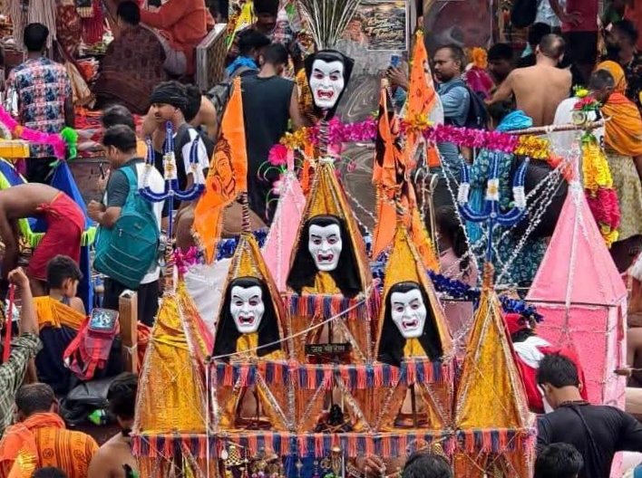 “हरिद्वार में आस्था का महासैलाब! छठे दिन 34.15 लाख शिवभक्तों ने उठाया गंगाजल, कुल संख्या 1.43 करोड़ के पार”