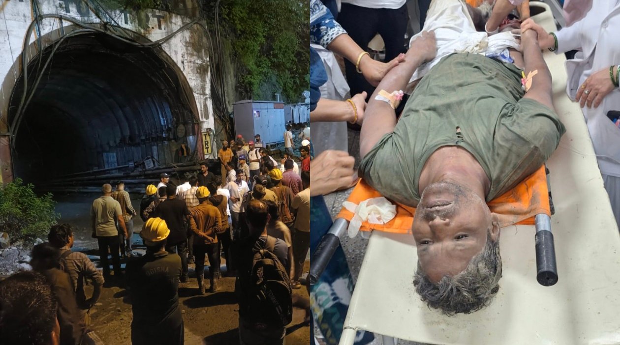 “टीएचडीसी टनल में 13 लोगों का सुरक्षित रेस्क्यू, डीएम गौरव कुमार मौके पर—बाकियों को निकालने में जुटीं रेस्क्यू टीमें”
