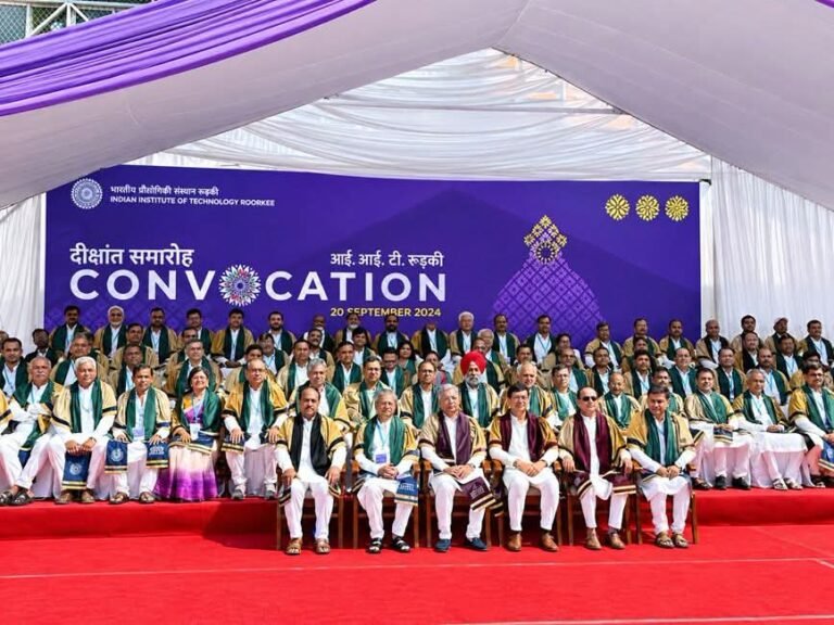 BIG BREAKING:: आईआईटी रुड़की में उपलब्धियों की धूम! 2,701 डिग्रियों के साथ दीक्षांत समारोह 2026 का भव्य समापन, रिकॉर्ड 518 पीएचडी से रचा नया इतिहास