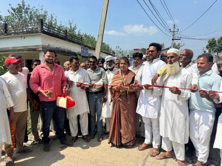 BIG BREAKING:: अकबरपुर कालसो में विकास की नई सौगात, विधायक ममता राकेश ने किया नाले का उद्घाटन