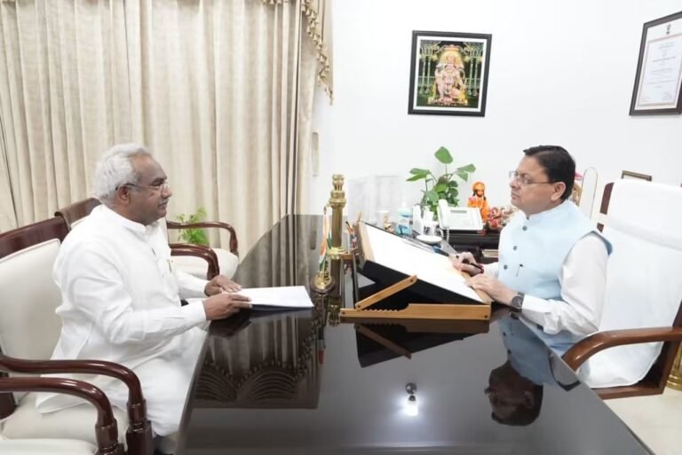 BIG BREAKING:: उत्तराखंड में भारी बारिश और रेड अलर्ट के बीच सीएम से मिले मदन कौशिक, राहत-बचाव को लेकर हुई चर्चा