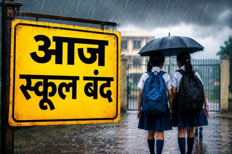 BIG BREAKING:देहरादून में मौसम का अलर्ट! आज कक्षा 1 से 12 तक सभी स्कूल बंद, आंगनबाड़ी केंद्रों में भी अवकाश