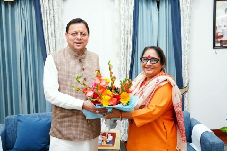 BIG BREAKING:: मुख्यमंत्री धामी से विधानसभा अध्यक्ष ऋतु खंडूड़ी भूषण की मुलाकात, प्रदेश के समसामयिक मुद्दों पर हुई चर्चा